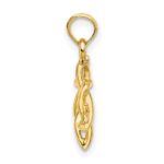 14K Polished Star Of David Charm - Image 2