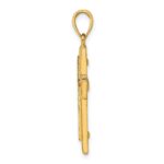 14K 2-D Cross Charm - Image 2