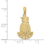 14K BAHAMAS Pineapple Charm - Image 4