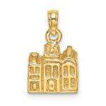 14K 3-D CHARLESTON Rainbow Row Buildings Charm