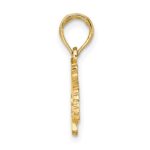 14K Textured JAMAICA Map Charm - Image 2