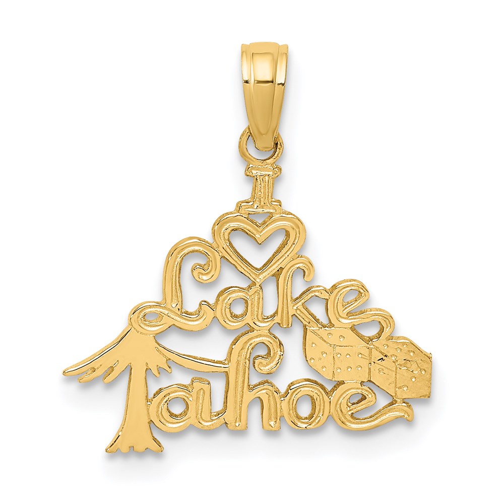 K8848.jpg 14K Polished I HEART LAKE TAHOE Charm - Image 1