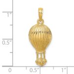 14K Polished Hot Air Ballon Charm - Image 3