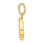 14K Polished Teardrop Tree Of Life Pendant - Image 2