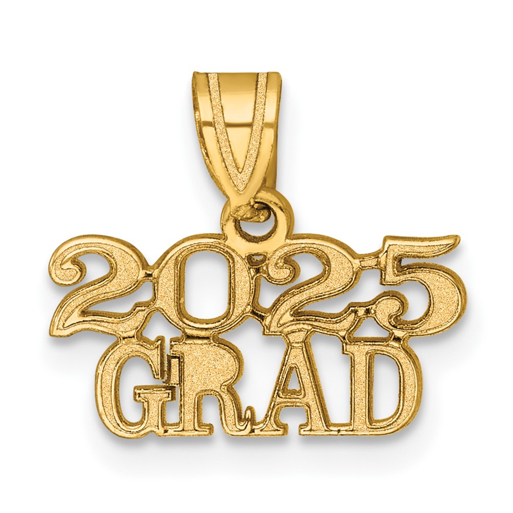 K9985-25.jpg 14k Polished 2025 GRAD Charm - Image 1