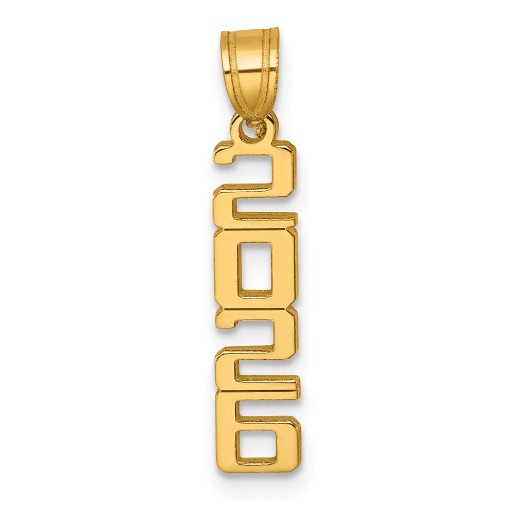 K9987-26.jpg 14K Polished Vertical 2026 Charm - Image 1