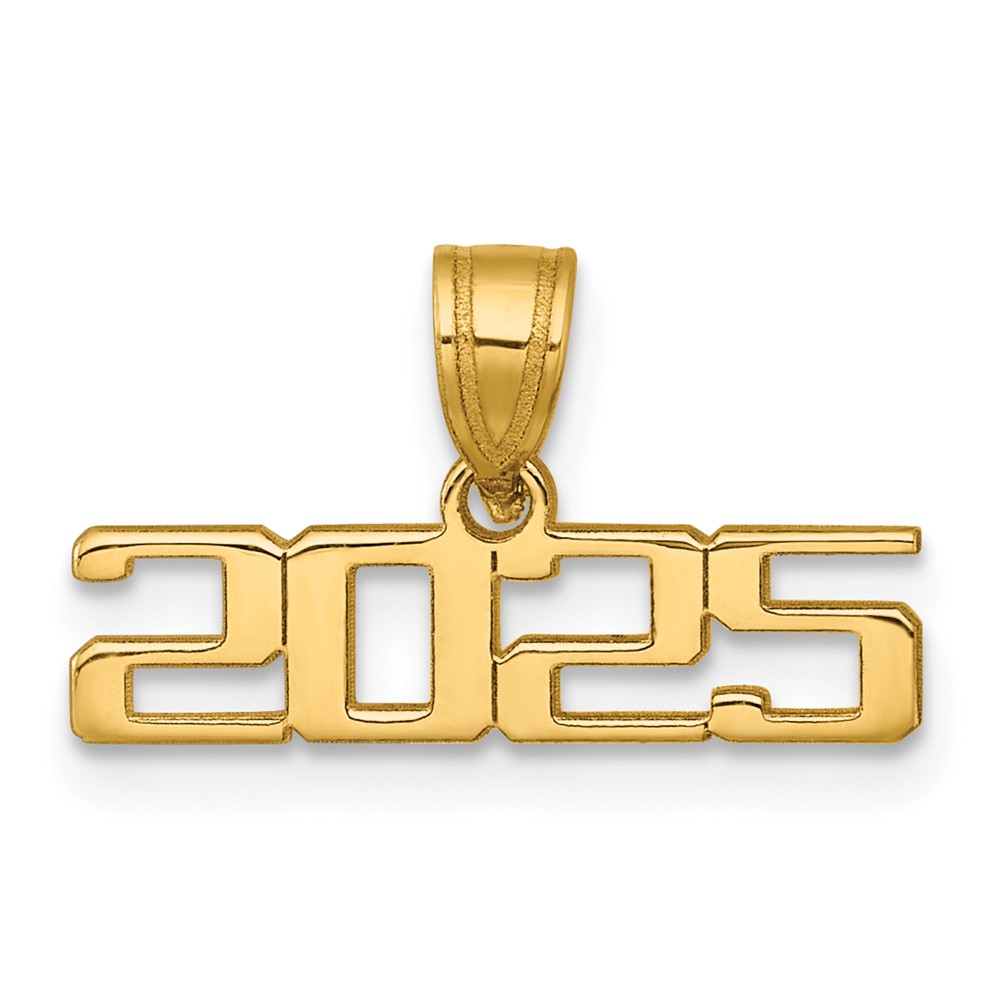 K9988-25.jpg 14K Polished Horizontal 2025 Charm - Image 1