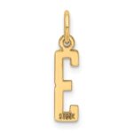 14k Small Elongated Number 3 Charm - Image 3