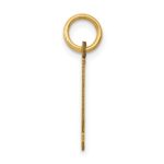 14k Small Elongated Number 21 Charm - Image 2