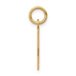 14k Small Elongated Number 22 Charm - Image 2