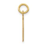 14k Small Elongated Number 75 Charm - Image 2