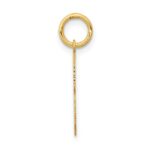 14k Medium Polished Number 8 Charm - Image 2