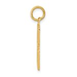 14k  Large Polished Number 8 Charm - Image 2