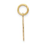 14k Small Polished Number 8 Charm - Image 2