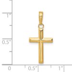 14k Small Cross Pendant - Image 4