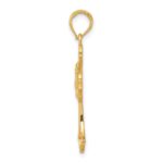 14k Dove Cross Pendant - Image 2