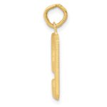 14k Medium Polished Number 9 Charm - Image 2