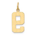 14k Medium Polished Number 9 Charm - Image 3