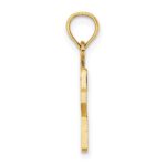 14k Polished Number 2 Pendant - Image 2