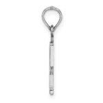 14kw Polished Number 2 Pendant - Image 2