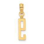 14k Polished Number 9 Pendant - Image 4