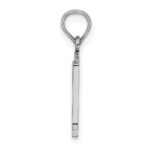 14kw Polished Number 11 Pendant - Image 2