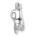 Sterling Silver Rhodium-plated Polished Sea Lion Pendant - Image 2