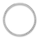 14k White Gold 1 carat Lab Grown Diamond VS/SI+ G+ Complete Circle Chain Slide Pendant - Image 3