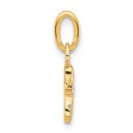 14K Polished Diamond Dragonfly Charm - Image 2