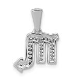 14k White Gold Diamond Scorpio Zodiac Pendant - Image 3