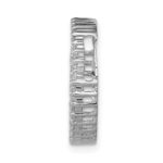 14k White Gold 1/3 carat Diamond Circle Chain Slide - Image 2
