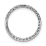 14k White Gold 5/8 carat Diamond Circle Chain Slide - Image 3