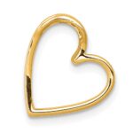 14k 1/10 carat Diamond Heart Chain Slide - Image 3