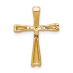 10K Diamond Cross Slide Pendant - Image 3