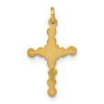 14k Small .01 carat Diamond Cross Charm - Image 3