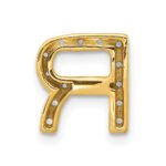 10K  Diamond Letter R Initial Charm - Image 3