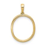 14K Diamond Letter O Initial Pendant - Image 4