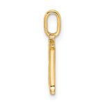 10K Diamond Letter H Initial Pendant - Image 2