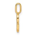 14K  Gold Diamond Letter G Initial Pendant - Image 2