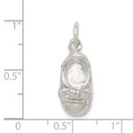 Sterling Silver Baby Shoe Charm - Image 3