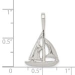 Sterling Silver Sailboat Charm - Image 4