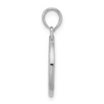 De-Ani Sterling Silver Rhodium-Plated Reversible Enameled Ohm Lotus Pendant - Image 2