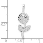 Sterling Silver Rose Pendant - Image 3