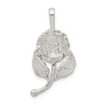 Sterling Silver Rose Pendant - Image 4