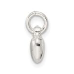 Sterling Silver Small Puffed Heart Charm - Image 2