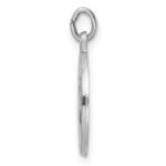 Sterling Silver Rhodium-plated Polished Solid 1st Holy Communion Pendant - Image 2