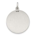 Sterling Silver Solid Antiqued St Michael Pendant - Image 3