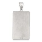Sterling Silver The Emperor Tarot Card Pendant - Image 3