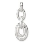 Sterling Silver Moveable Oval Links Pendant - Image 3