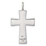 Sterling Silver Antiqued Polished Celtic Knot Cross Pendant - Image 3